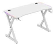 Biurko gamingowe Huzaro Hero 2.3 RGB White